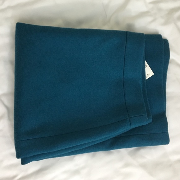 NWT JCREW double serge wool pencil skirt in teal 4 - Picture 4 of 7
